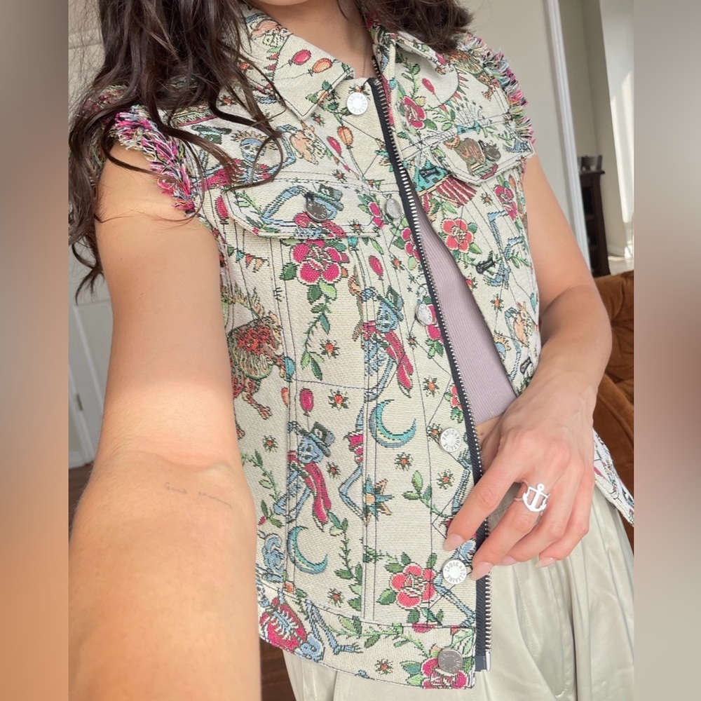 Zadig & Voltaire Multicolor Patterned Vest
